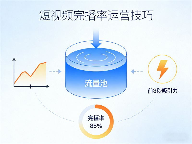 完播率密码：揭秘短视频算法推荐的核心指标
